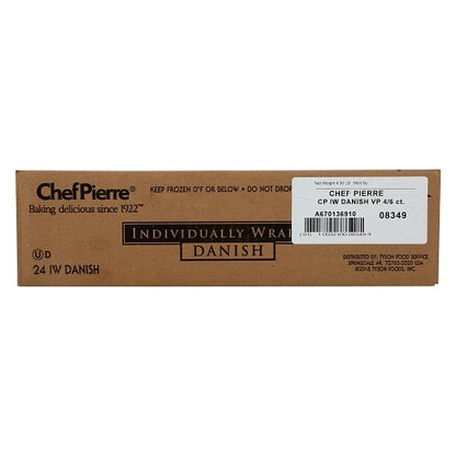 Chef Pierre Assorted Individually Wrapped Danishes, 1 x 24 ct Case - DOT product image 4