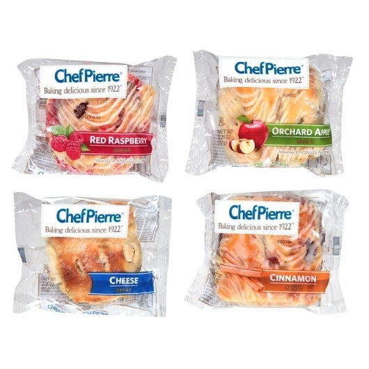 Chef Pierre Assorted Individually Wrapped Danishes, 1 x 24 ct Case - DOT product image 5