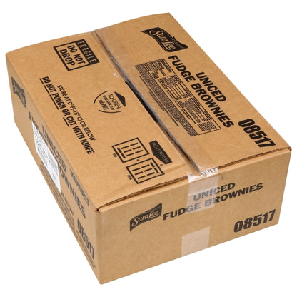 Sara Lee 12" x 16" Precut & Uniced Fudge Brownie, 4 x 58 oz Case - DOT product image 4