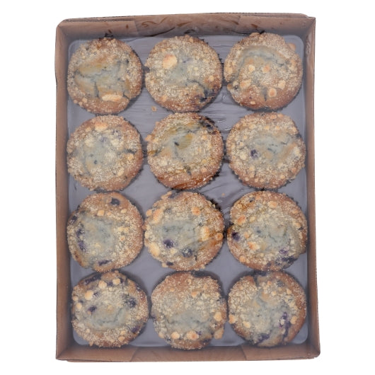 Chef Pierre Large Blueberry Muffins, 4 x 12 ct Case - Bakery & Desserts
