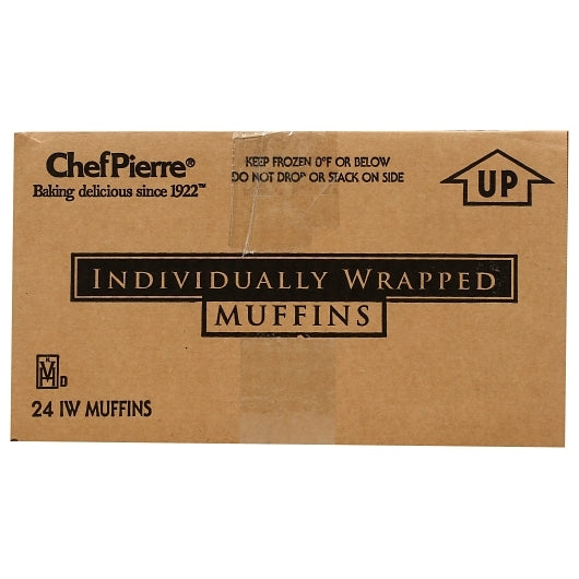 Chef Pierre Individually Wrapped Muffin Variety Pack: 12 Blueberry, 6 Bran & 6 Banana Nut Muffin, 1 x 24 ct Case - DOT product image 6