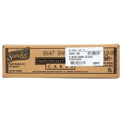 Sara Lee Individually Wrapped Iced Banana Cake, 24 x 2.25 oz Case - DOT product image 2