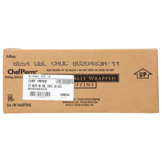 Chef Pierre Individually Wrapped Chocolate Chunk Muffin, 24 x 4 oz Case - DOT product image 6