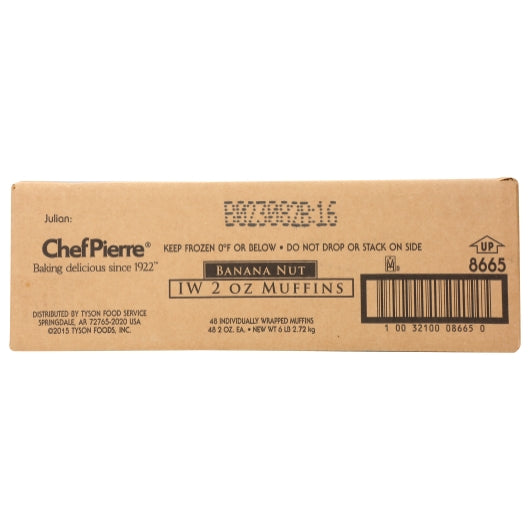 Chef Pierre Banana Nut Individually Wrapped Muffins, 48 x 2 oz Case - DOT product image 8