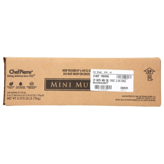 Chef Pierre Mini Chocolate Muffin, 2 x 3.032 lb Case - DOT product image 4