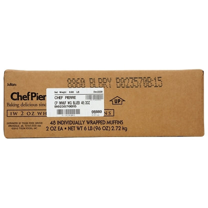 Chef Pierre Individually Wrapped Whole Grain Blueberry Muffin, 48 x 2 oz Case - DOT product image 5