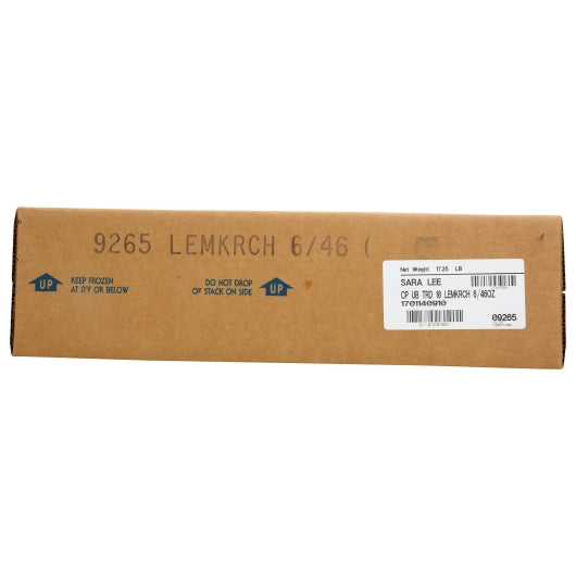 Chef Pierre 10 Inch Unbaked Lemon Crunch Pie, 6 x 46 oz Case - DOT product image 3