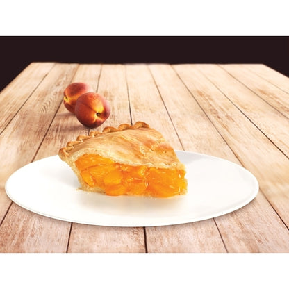 Chef Pierre 10 Inch Unbaked Peach Pie, 6 x 46 oz Case - Bakery & Desserts