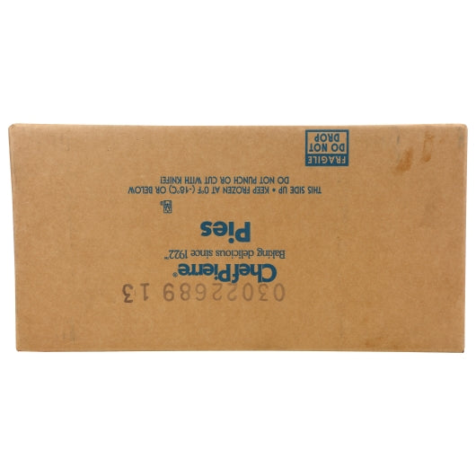 Chef Pierre 10 Inch Unbaked Blueberry Pie, 6 x 46 oz Case - Bakery & Desserts