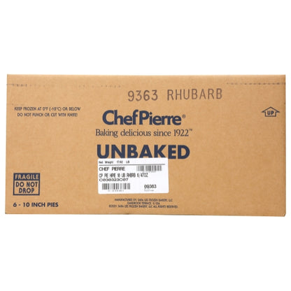 Chef Pierre Unbaked Rhubarb Hi-Pie, 6 x 47 oz Case - DOT product image 3