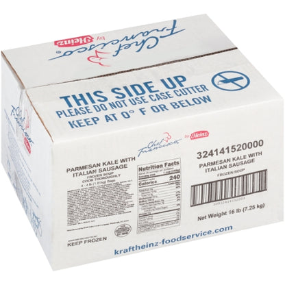 Chef Francisco Parmesan Kale With Italian Sausage Soup, 4 x 4 lb Case - DOT product image 7