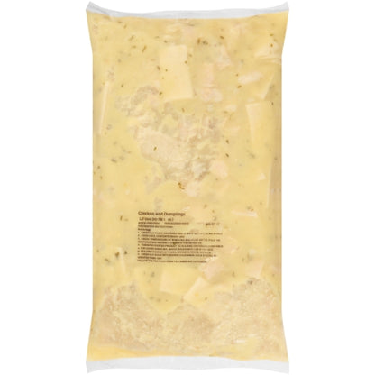 Quality Chef Chicken Narrow Base Dumpling, 1 x 14.5 KG Case - Prepared Foods