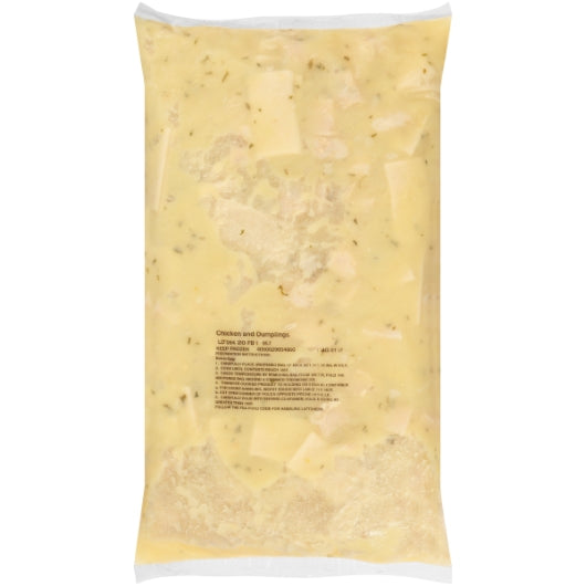 Quality Chef Chicken Narrow Base Dumpling, 1 x 14.5 KG Case - Prepared Foods