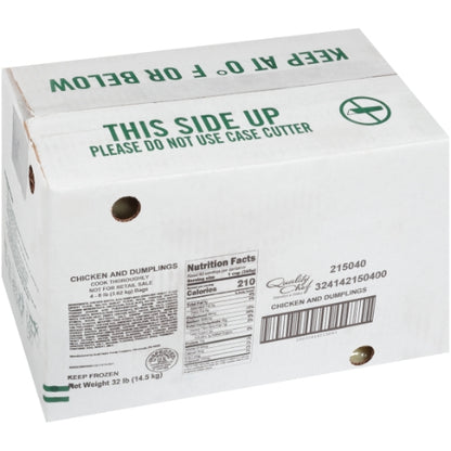 Quality Chef Chicken Narrow Base Dumpling, 1 x 14.5 KG Case - DOT product image 5