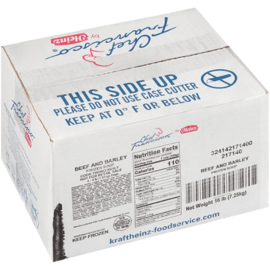 True Soups Beef & Barley Soup, 4 x 4 lb Case - DOT product image 6