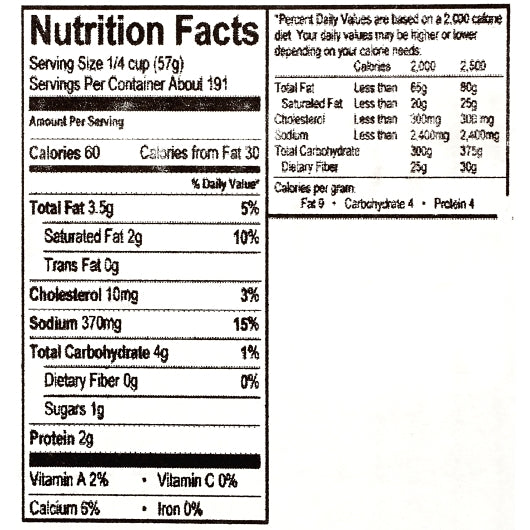 Quality Chef Ready To Use Alfredo Sauce, 6 x 4 lb Case - DOT product image 6
