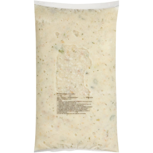 Chef Francisco Boston Clam Chowder Soup, 4 x 8 lb Case - Prepared Foods