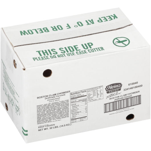Chef Francisco Boston Clam Chowder Soup, 4 x 8 lb Case - DOT product image 6