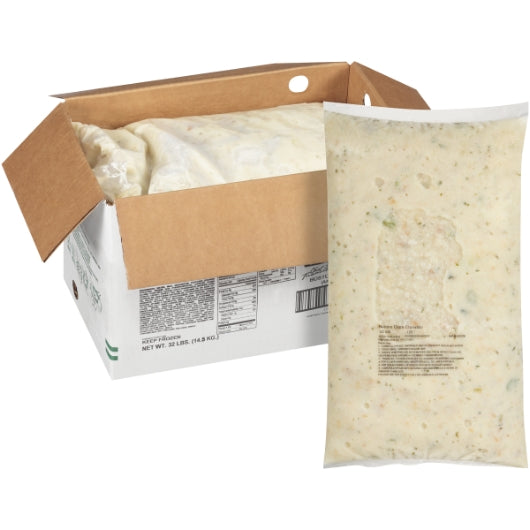 Chef Francisco Boston Clam Chowder Soup, 4 x 8 lb Case - DOT product image 8