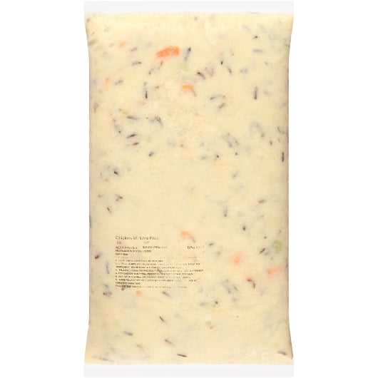 Chef Francisco Quality Chef Chicken with Wild Rice Soup, 4 x 8 lb Case - Prepared Foods