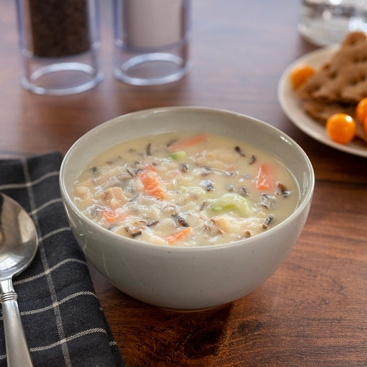 Chef Francisco QUALITY CHEF CHICKEN WITH WILD RICE Soup, 4 x 8 lb Case - DOT product image 4