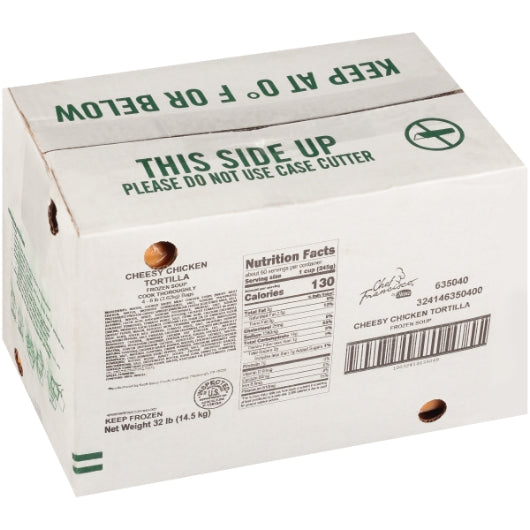 Chef Francisco Cheesy Chicken Tortilla Soup, 4 x 8 lb Case - DOT product image 6