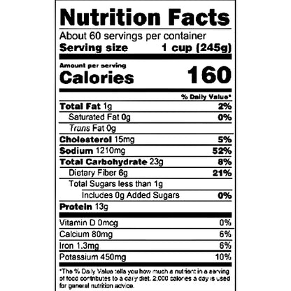 Chef Francisco Chili White Bean Chicken Soup, 4 x 8 lb Case - DOT product image 7