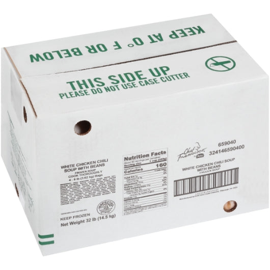Chef Francisco Chili White Bean Chicken Soup, 4 x 8 lb Case - DOT product image 6