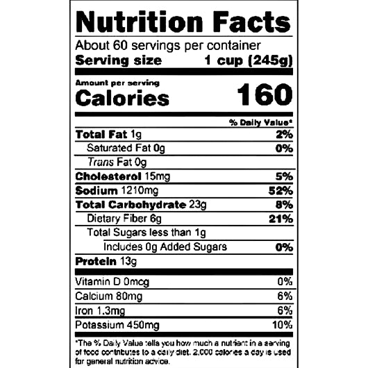 Chef Francisco Chili White Bean Chicken Soup, 4 x 8 lb Case - DOT product image 8