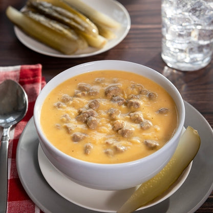 Chef Francisco Cheeseburger Chowder Soup, 4 x 8 lb Case - DOT product image 3