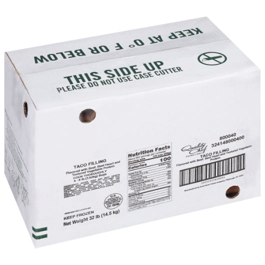 Quality Chef Beef Taco Filling, 4 x 8 lb Case - DOT product image 5