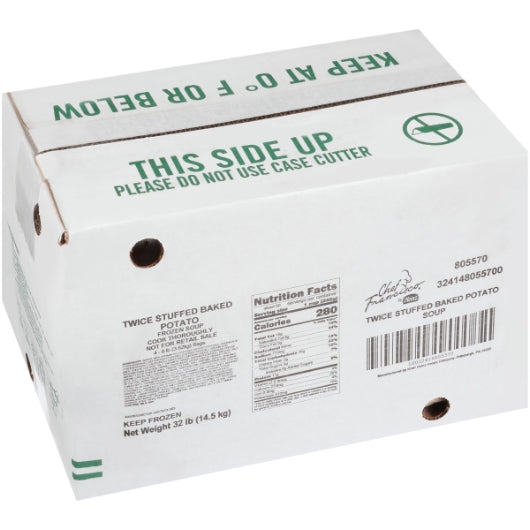 Chef Francisco Twice Baked Potato Soup, 4 x 8 lb Case - DOT product image 5