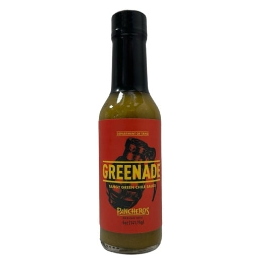 Pancheros Mexican Grill Greenade Hot Sauce, 12 x 5 oz Case - Condiments & Sauces