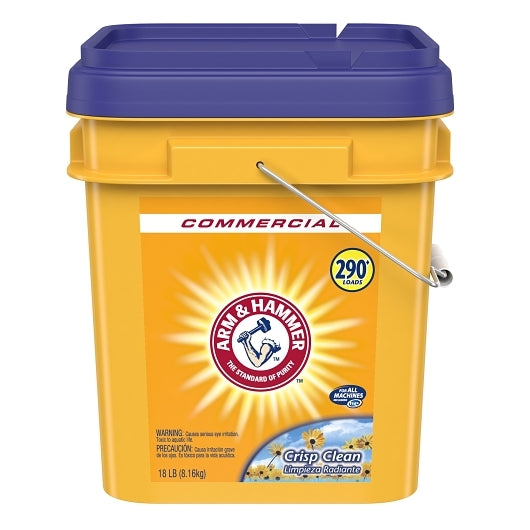 Arm & Hammer Crisp Clean Powder Laundry Detergent, 1 x 18 lb Case - Cleaners & Sanitizers