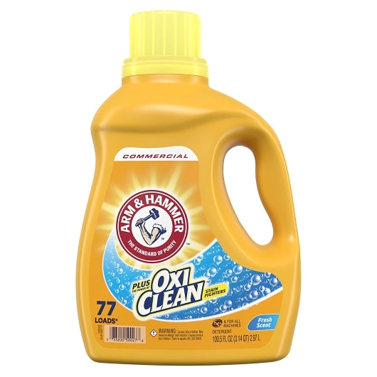 Arm & Hammer Liquid Laundry Detergent Fresh Scent, 4 x 100.5 oz Case - Cleaners & Sanitizers