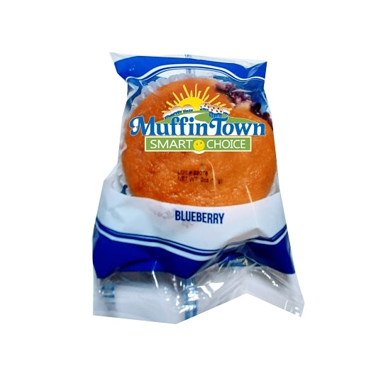 Smart Choice Whole Blueberry MUFFIN, 96 x 2 oz Case - Breads, Rolls & Buns