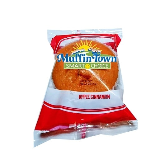 Muffin Town Smart Choice Apple Cinnamon Muffin, 96 x 2 oz Case - Breads, Rolls & Buns