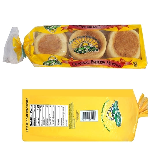 Muffin Town English Muffin, 144 x 2 oz Case - Breads, Rolls & Buns