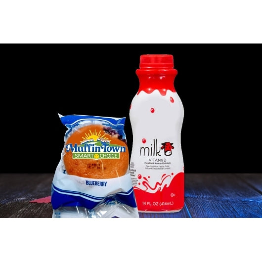 Smart Choice Blueberry Individually Wrapped Smart Choice Whole Grain Blueberry Muffin, 72 x 2 oz Case - DOT product image 3