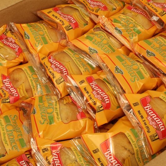 Muffin Town Smart Choice Banana Muffin, 72 x 2 oz Case - DOT product image 4