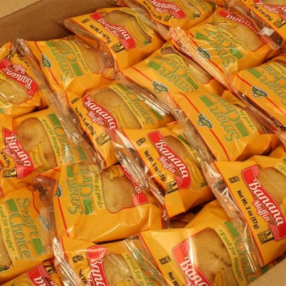 Muffin Town Smart Choice Banana Muffin, 72 x 2 oz Case - DOT product image 4