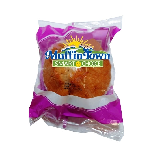 Muffin Town Smart Choice Whole Grain Individually Wrapped Apple Cinnamon Muffin, 48 x 3.1 oz Case - Breads, Rolls & Buns