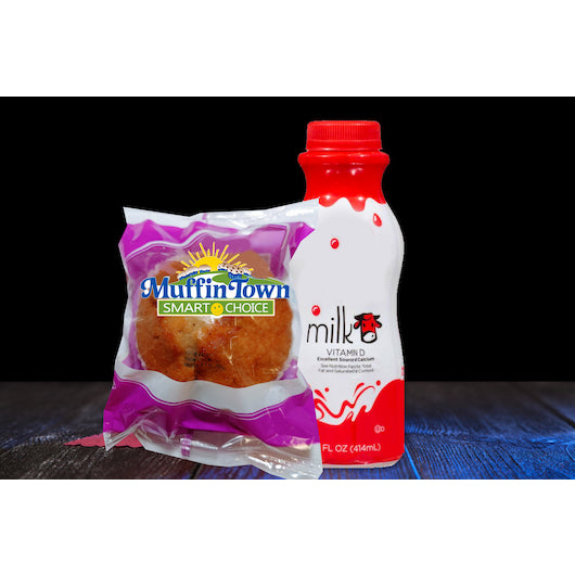 Muffin Town Smart Choice Whole Grain Individually Wrapped Apple Cinnamon Muffin, 48 x 3.1 oz Case - DOT product image 3