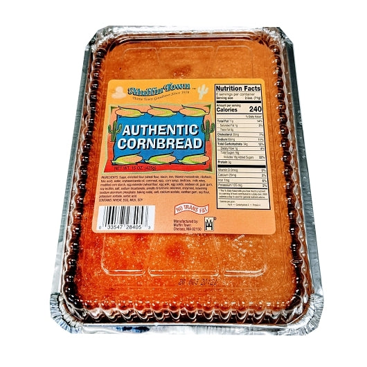 Muffin Town Cornbread Loaf, 12 x 15 oz Case - Breads, Rolls & Buns