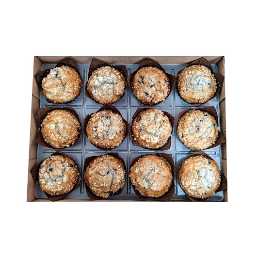 Muffin Town Blueberry Muffin, 24 x 5 oz Case - Breads, Rolls & Buns