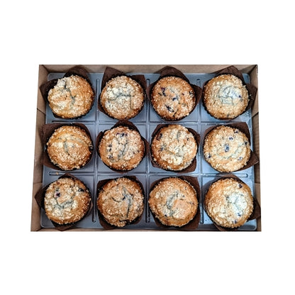 Muffin Town Blueberry Muffin, 24 x 5 oz Case - Breads, Rolls & Buns