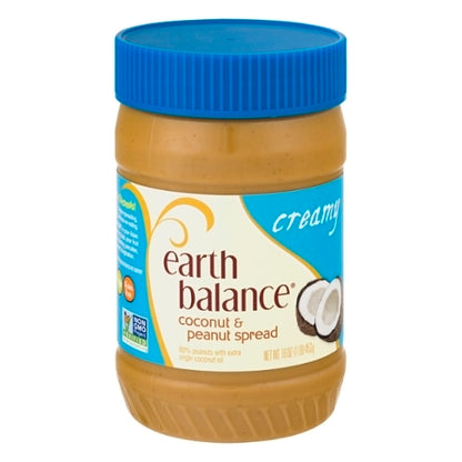 Earth Balance COCONUT & PEANUT SPREAD, 12 x 16 oz Case - DOT product image 3