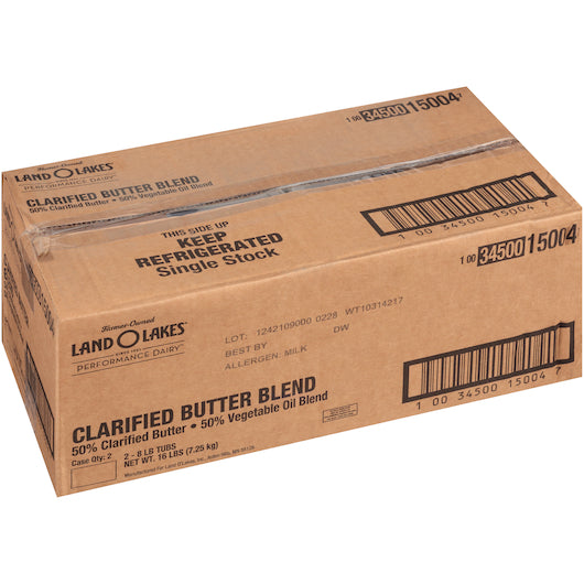 Land O Lakes Clarified Blend With Vegetable Oil Butter, 2 x 8 lb Case - DOT product image 5