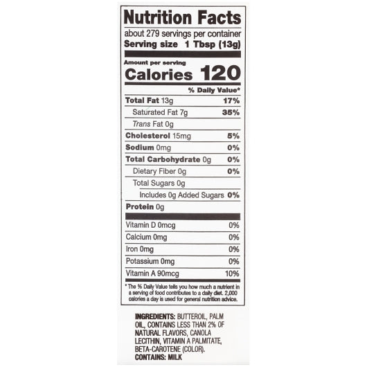 Land O Lakes Clarified Blend With Vegetable Oil Butter, 2 x 8 lb Case - DOT product image 6