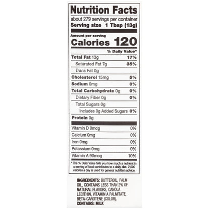 Land O Lakes Clarified Blend With Vegetable Oil Butter, 2 x 8 lb Case - DOT product image 6